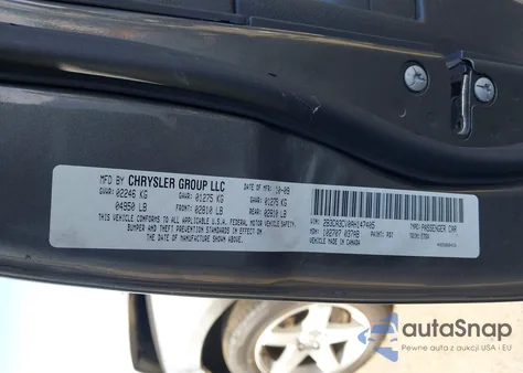 2010 Dodge Charger Sxt z USA, uszkodzony, nr VIN 2B3CA3CV0AH147405